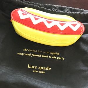 Discontinued Kate Spade hot dog change purse